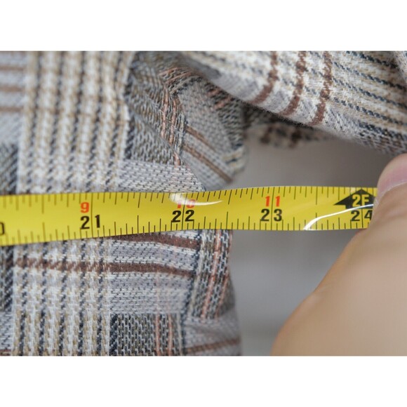 PEREGRINE Farley Check Brushed Cotton Button Up Shirt Large - Picture 6 of 8